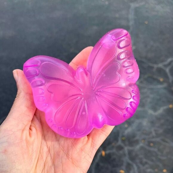 2 for $20 -‎ NEW Super Duper Sugar Butterfly Squisher Fidget Toy - Pink - Picture 4 of 4